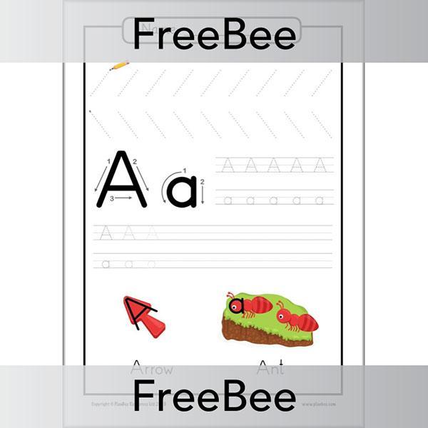 Letter Formation Worksheets Free Printables by PlanBee for Free Printable Letter Formation Worksheets With Arrows