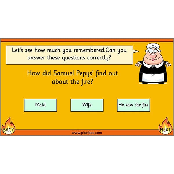 PlanBee Great Fire of London Year 2 Diary Entries Planning by PlanBee