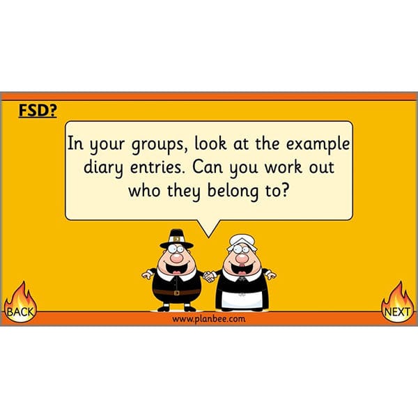 PlanBee Great Fire of London Year 2 Diary Entries Planning by PlanBee