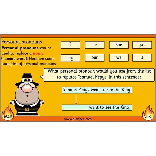 PlanBee Great Fire of London Year 2 Diary Entries Planning by PlanBee