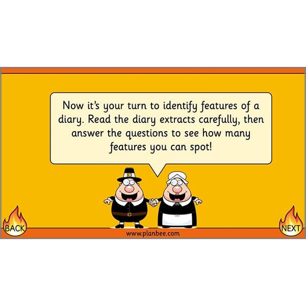 PlanBee Great Fire of London Year 2 Diary Entries Planning by PlanBee