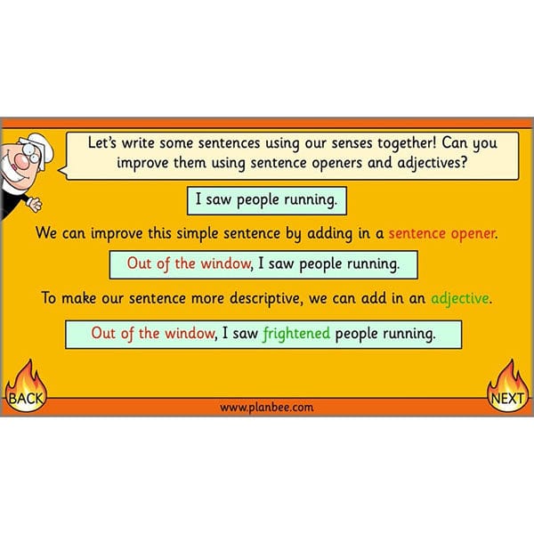 PlanBee Great Fire of London Year 2 Diary Entries Planning by PlanBee