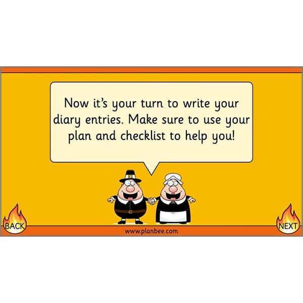PlanBee Great Fire of London Year 2 Diary Entries Planning by PlanBee