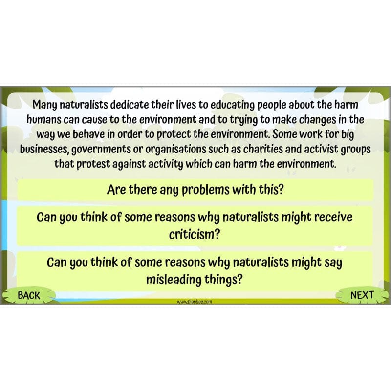 PlanBee Living Things and their Habitats Year 5 Life Cycles KS2 Science