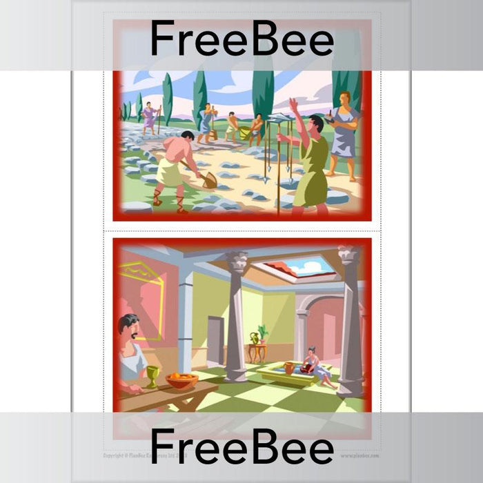 FREE Pictures of Romans KS2 Cards | PlanBee Primary History