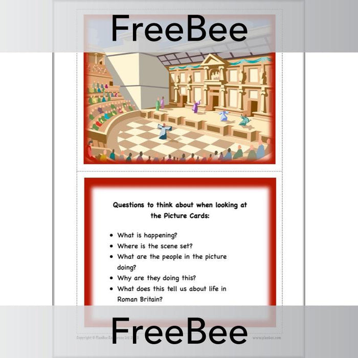 PlanBee FREE Roman Pictures KS2 Cards | Primary History