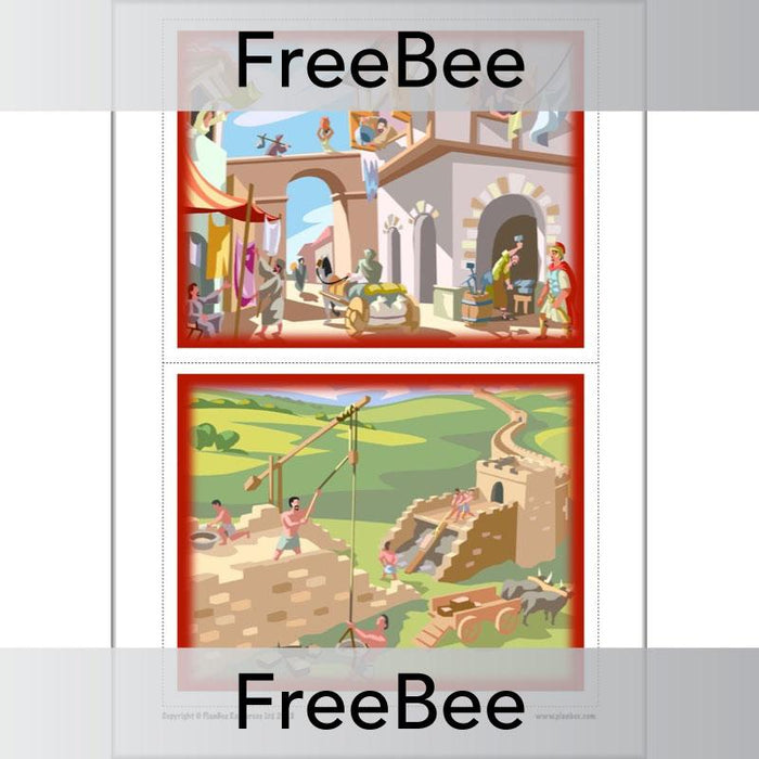 PlanBee FREE Roman Pictures KS2 Cards | Primary History