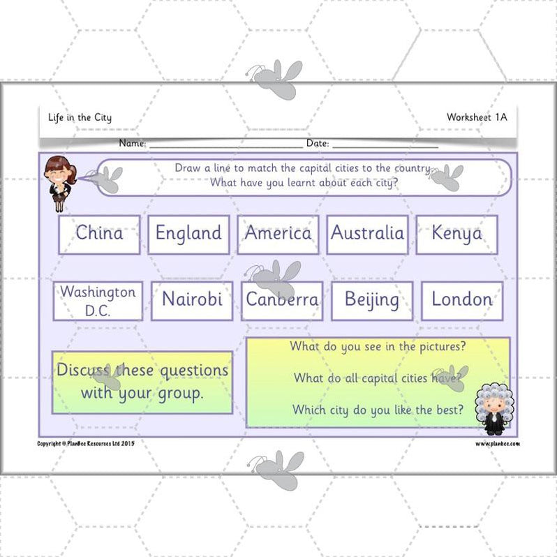 Life in the City - Geography lesson resources for KS1 — PlanBee