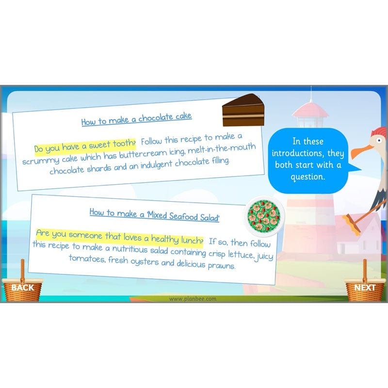 PlanBee The Lighthouse Keeper's Lunch Planning | Year 2 Instructions 