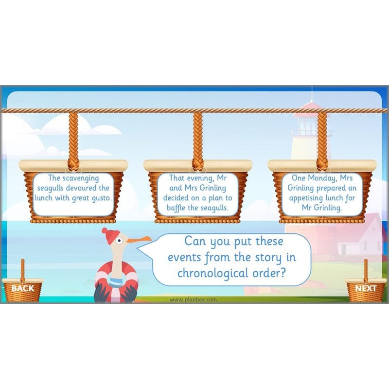 PlanBee The Lighthouse Keeper's Lunch Planning | Year 2 Instructions 