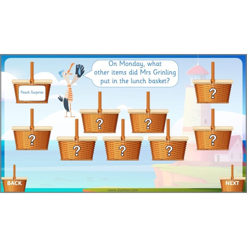 PlanBee The Lighthouse Keeper's Lunch Planning | Year 2 Instructions 