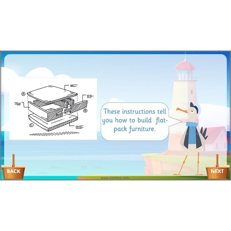 PlanBee The Lighthouse Keeper's Lunch Planning | Year 2 Instructions 