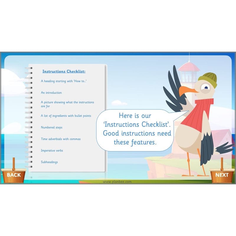 PlanBee The Lighthouse Keeper's Lunch Planning | Year 2 Instructions 