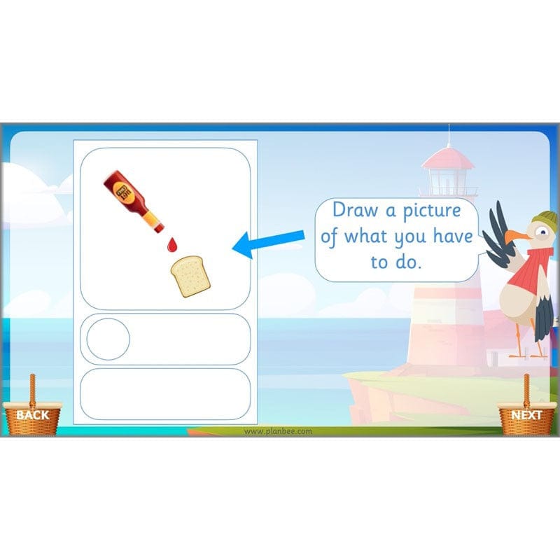 PlanBee The Lighthouse Keeper's Lunch Planning | Year 2 Instructions 