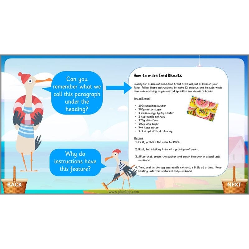 PlanBee The Lighthouse Keeper's Lunch Planning | Year 2 Instructions 
