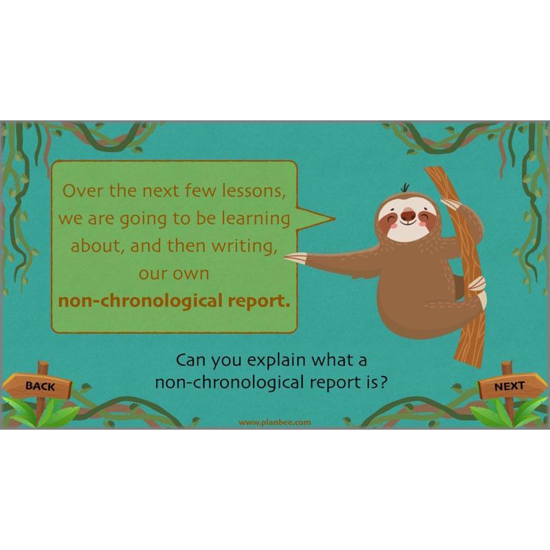 PlanBee Lost in the Rainforest: Non chronological Reports Year 3 English Plans & Resources