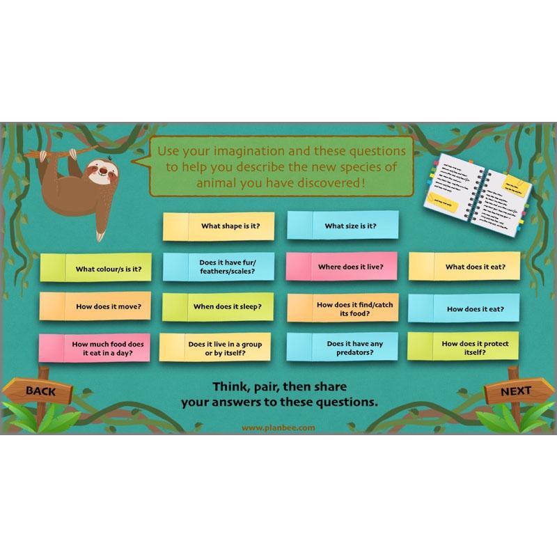 PlanBee Lost in the Rainforest: Non chronological Reports Year 3 English Plans & Resources