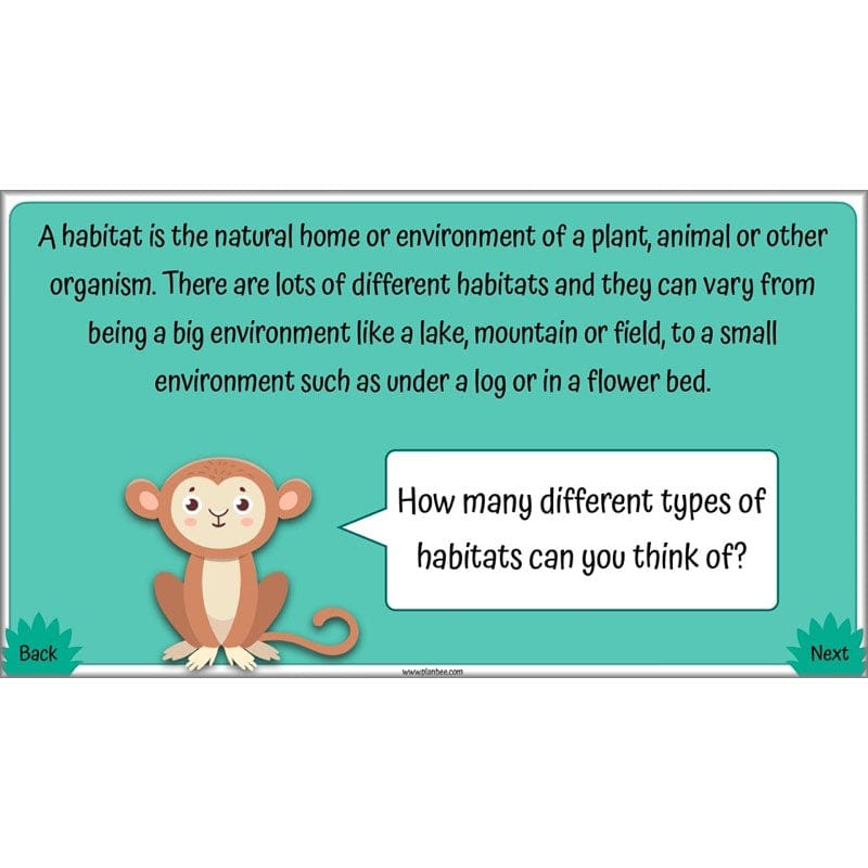 PlanBee Living Things and their Habitats Year 4 Science Lessons