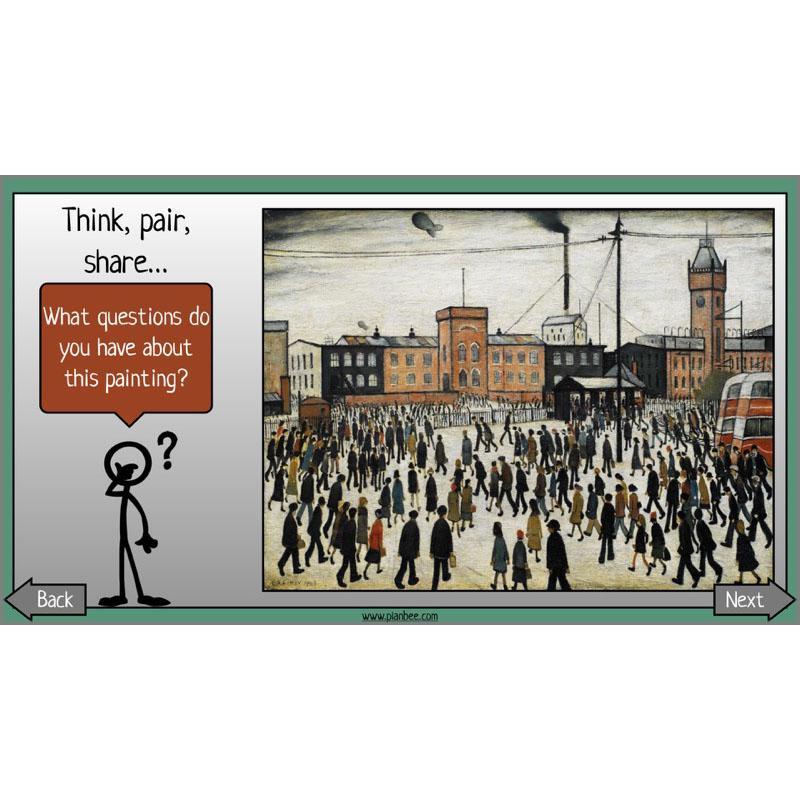 PlanBee LS Lowry KS2 - Year 3/4 Art Planning by PlanBee