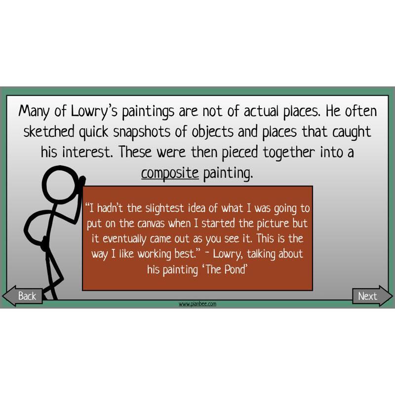 PlanBee LS Lowry KS2 - Year 3/4 Art Planning by PlanBee