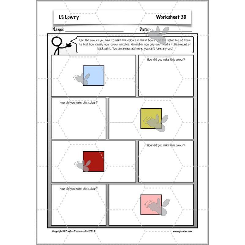 PlanBee LS Lowry KS2 - Year 3/4 Art Planning by PlanBee
