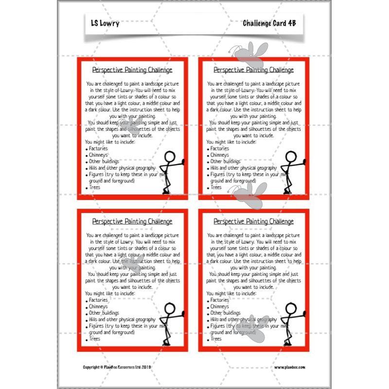PlanBee LS Lowry KS2 - Year 3/4 Art Planning by PlanBee