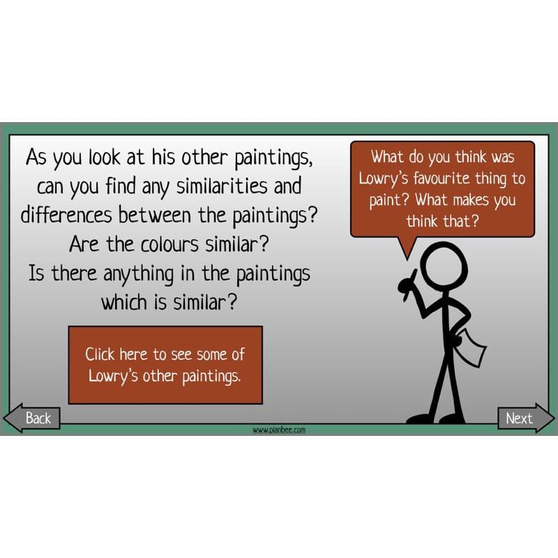 PlanBee LS Lowry KS2 - Year 3/4 Art Planning by PlanBee