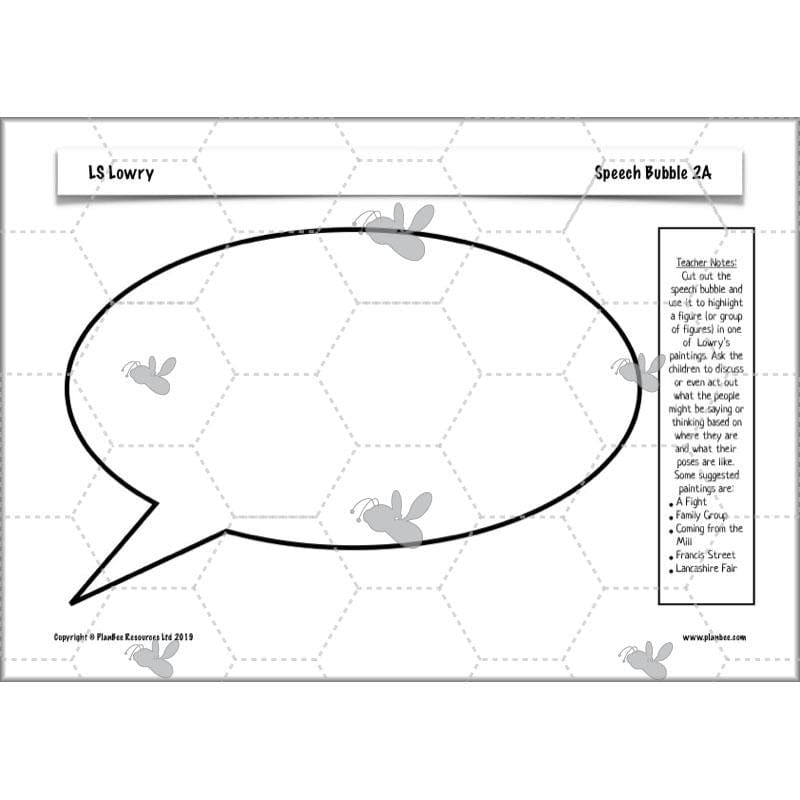 PlanBee LS Lowry KS2 - Year 3/4 Art Planning by PlanBee
