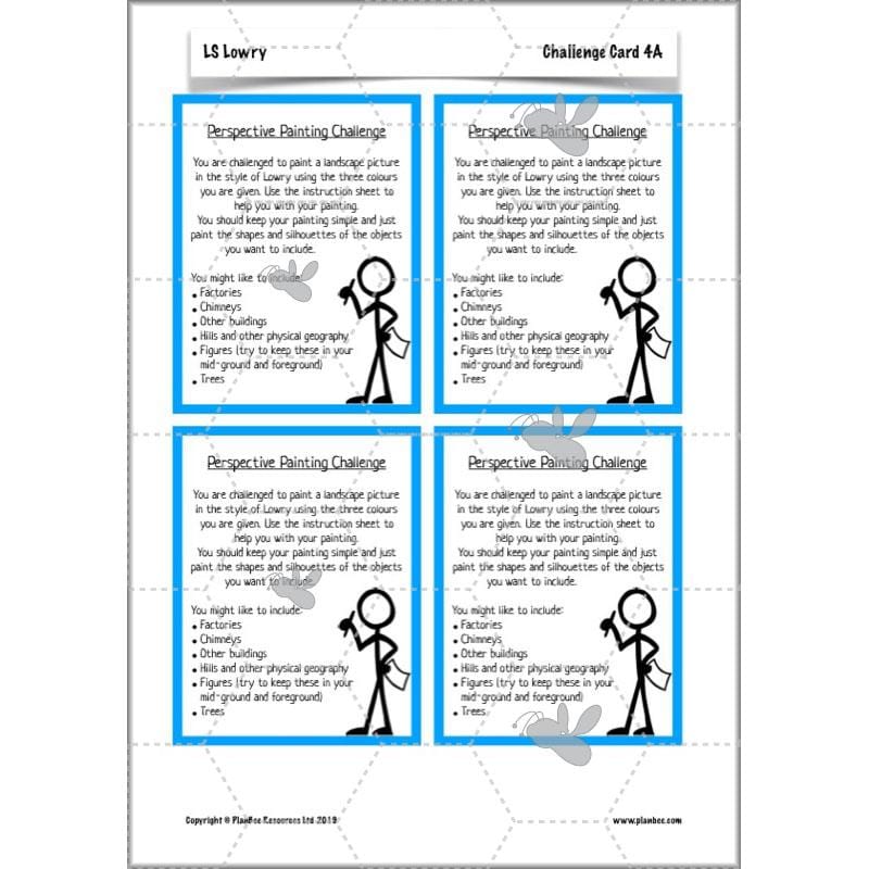 PlanBee LS Lowry KS2 - Year 3/4 Art Planning by PlanBee