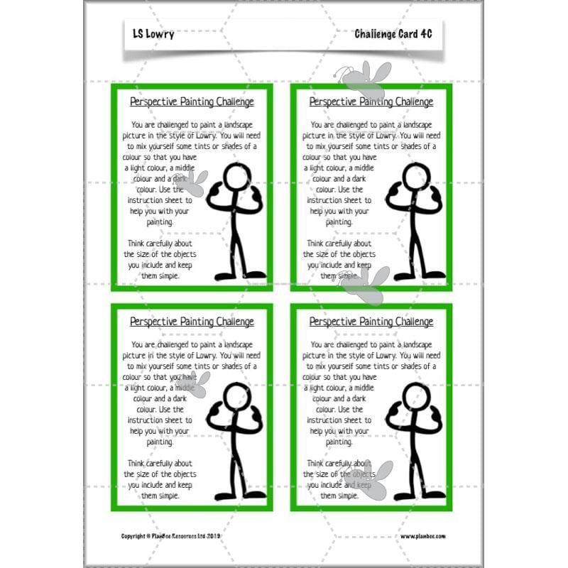 PlanBee LS Lowry KS2 - Year 3/4 Art Planning by PlanBee