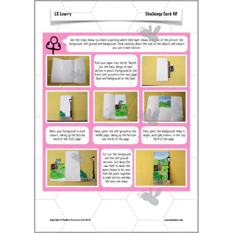 PlanBee LS Lowry KS2 - Year 3/4 Art Planning by PlanBee