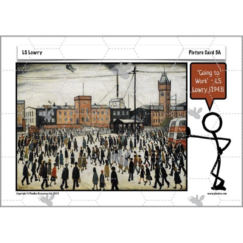 PlanBee LS Lowry KS2 - Year 3/4 Art Planning by PlanBee