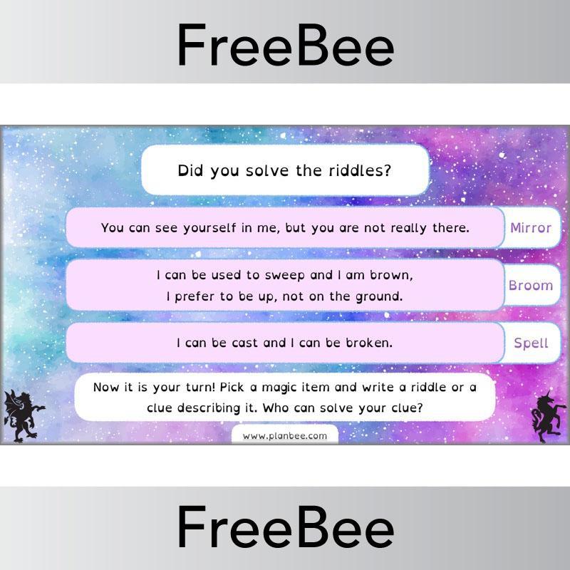 PlanBee Free Magic Brain Teasers by PlanBee