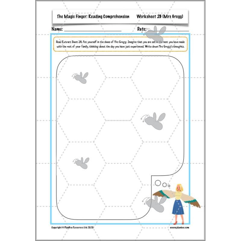 PlanBee The Magic Finger Lesson Plans Year 4 Reading Comprehension