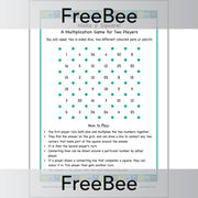 PlanBee Make a Square! Multiplication Game | Free KS2 Maths Puzzle