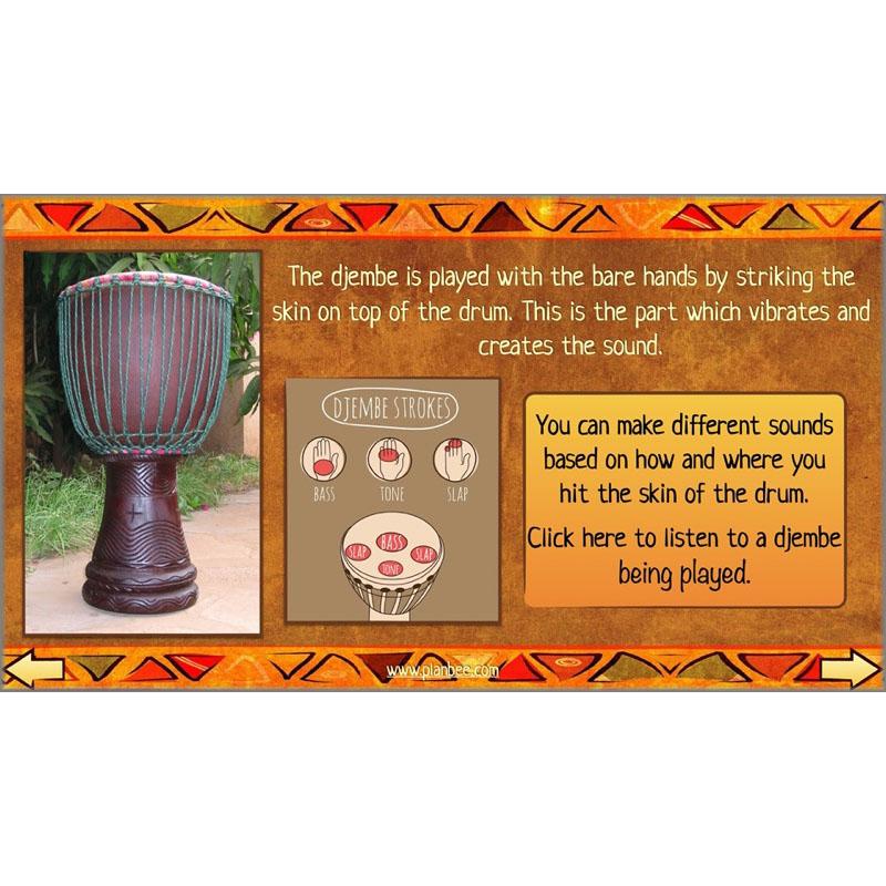 PlanBee Making Musical Instruments: African KS2 DT Lessons | PlanBee