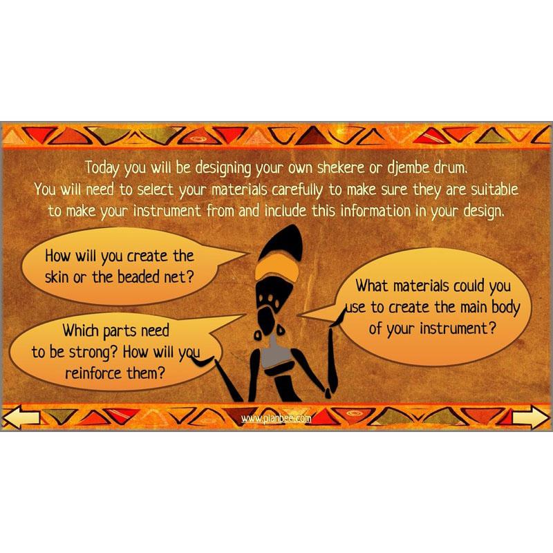 PlanBee Making Musical Instruments: African KS2 DT Lessons | PlanBee