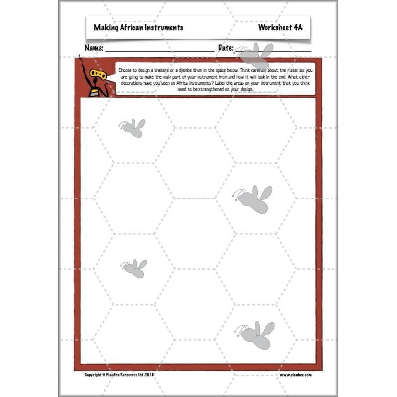 PlanBee Making Musical Instruments: African KS2 DT Lessons | PlanBee