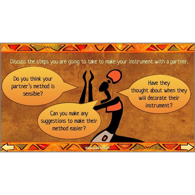 PlanBee Making Musical Instruments: African KS2 DT Lessons | PlanBee