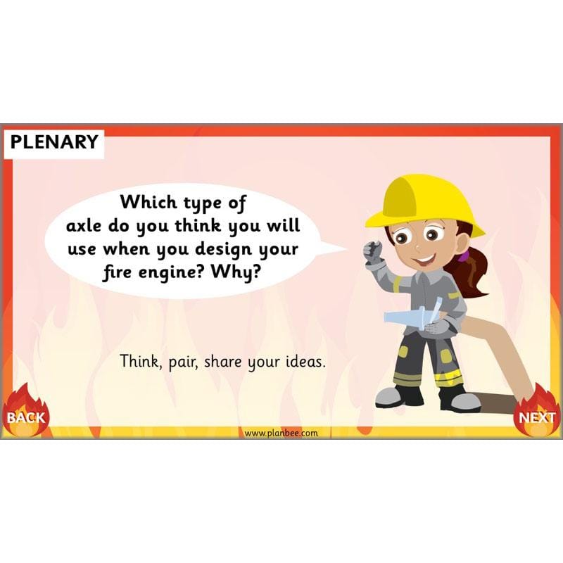 PlanBee How to Make a Fire Engine | KS1 DT lessons by PlanBee