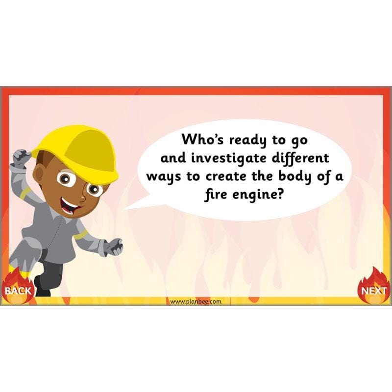 PlanBee How to Make a Fire Engine | KS1 DT lessons by PlanBee