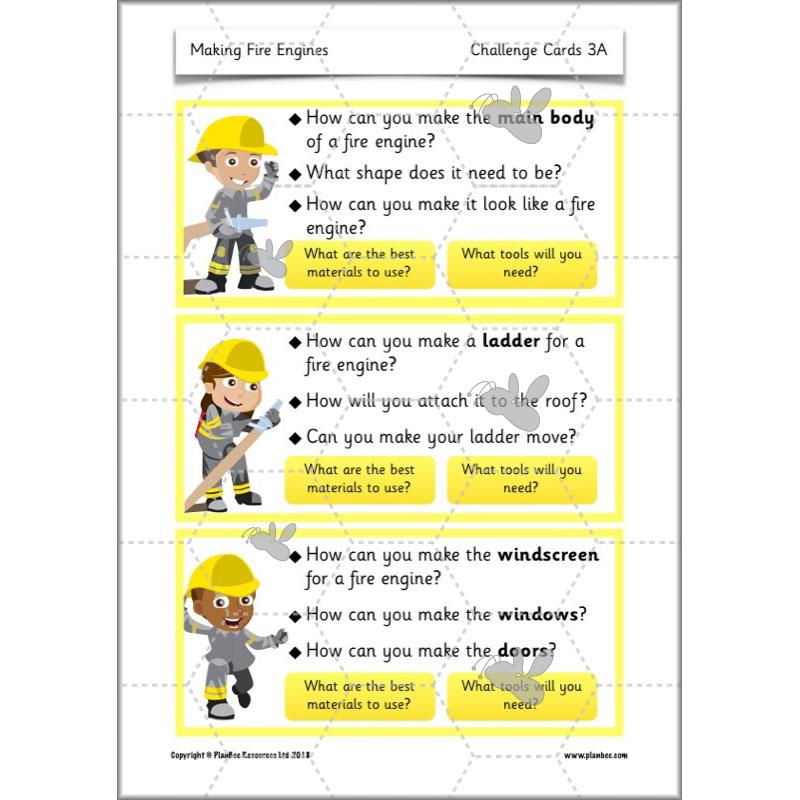 PlanBee How to Make a Fire Engine | KS1 DT lessons by PlanBee