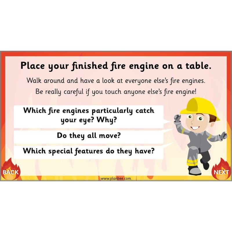 PlanBee How to Make a Fire Engine | KS1 DT lessons by PlanBee