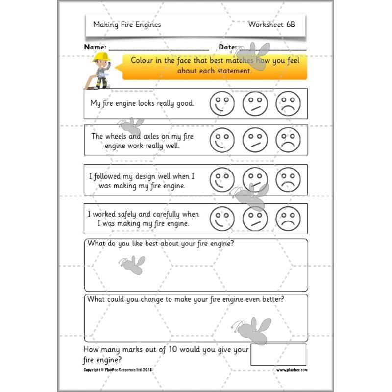 PlanBee How to Make a Fire Engine | KS1 DT lessons by PlanBee