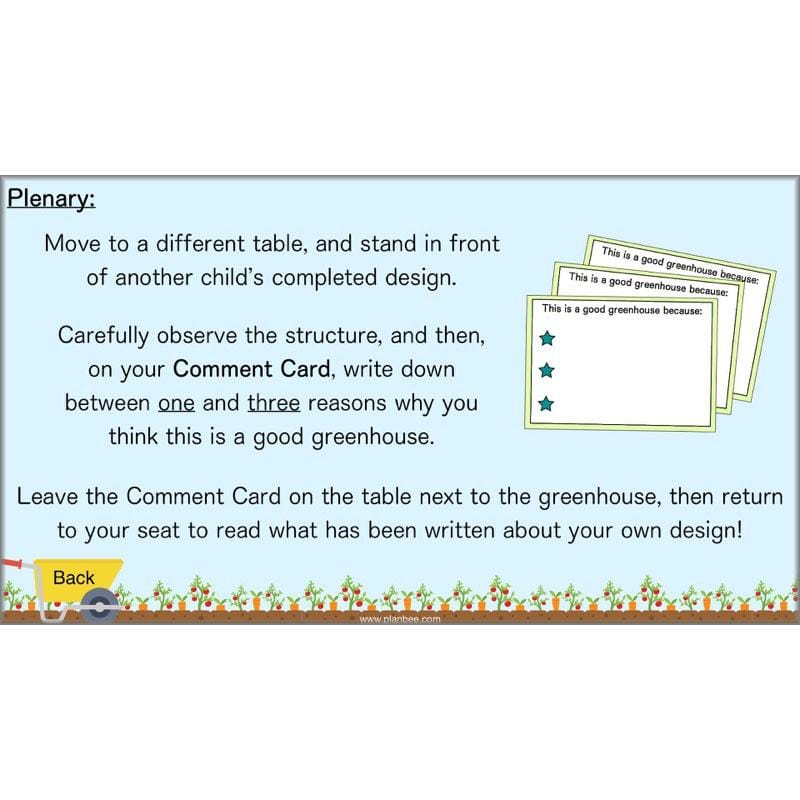 PlanBee Making Mini Greenhouses: complete DT scheme of work for KS2