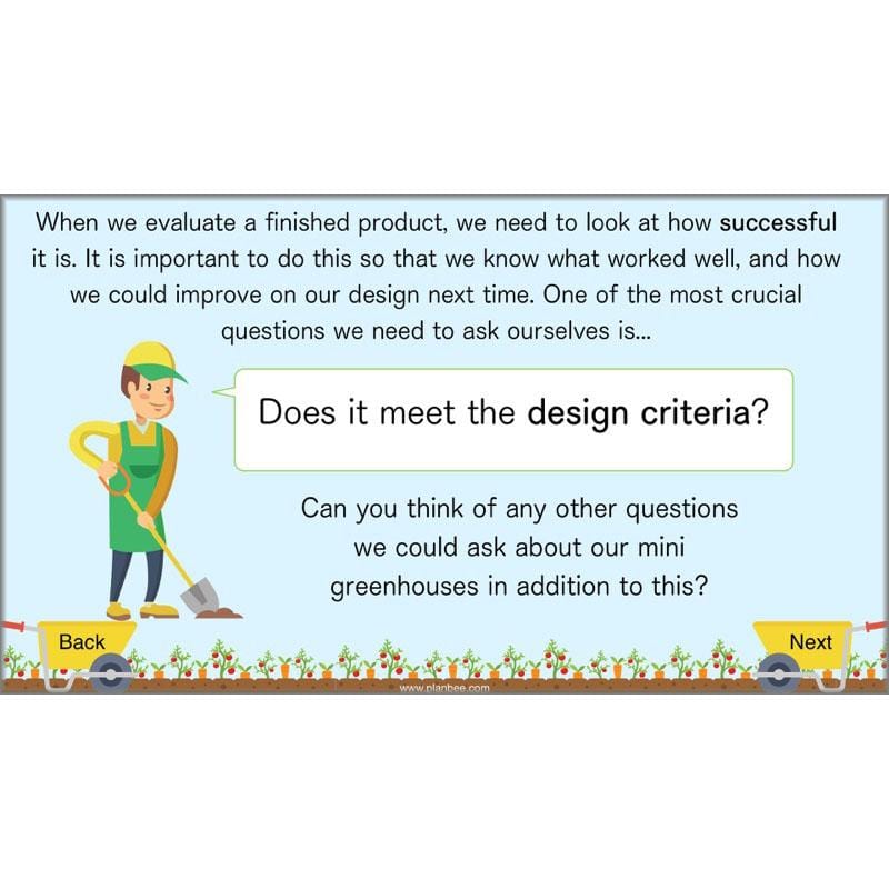 PlanBee Making Mini Greenhouses: complete DT scheme of work for KS2