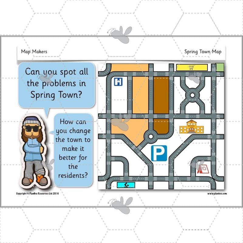 PlanBee Map Makers | Maps KS1 Year 2 Geography | PlanBee