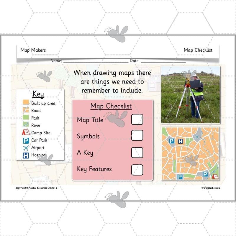 PlanBee Map Makers | Maps KS1 Year 2 Geography | PlanBee