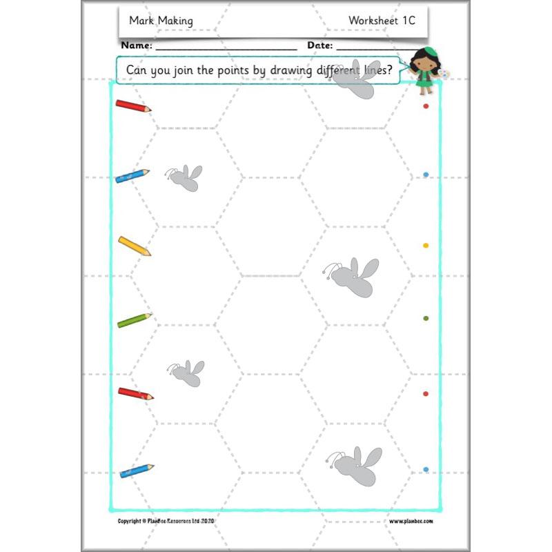 PlanBee Mark Making Ideas | Year 1 art lessons by PlanBee