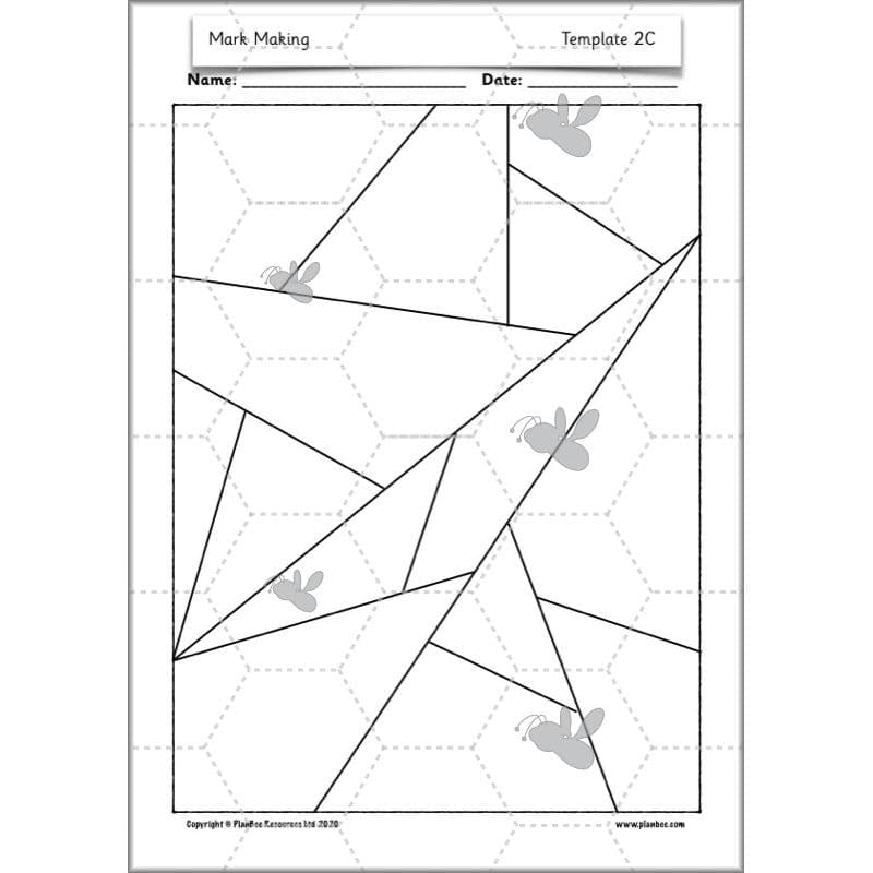 PlanBee Mark Making Ideas | Year 1 art lessons by PlanBee